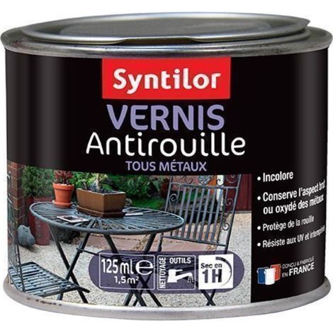 SYNTILOR - VERNICE PER METALLO INCOLORE- ANTIRUGGINE 125ml