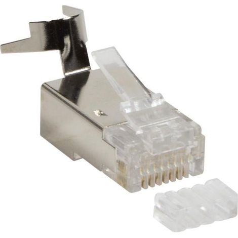 Intellinet Plug Cat. 6A RJ45 Schermato STP per Cavo Rigido/Flessibile 10pz (1/5)