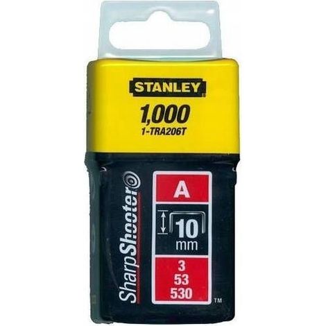 Grapas Stanley de 10 mm