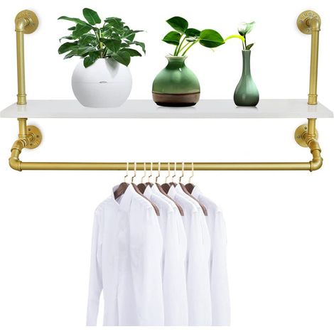 Wandhalter, modern minimalistischer Kleidungsgeschäft Schwermetall-Ausstellung, Kleidungsbar, Wäschetrockner, Badezimmer Handtücherhalter, Kleiderschrank für Mehrzweckheber