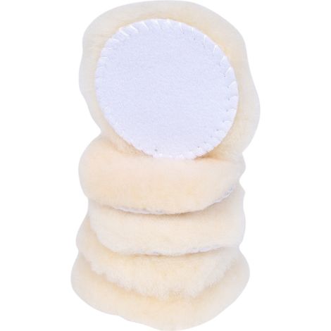 KS Tools Polierpad Lammfell, Ø 80,0 mm, 5er Pack