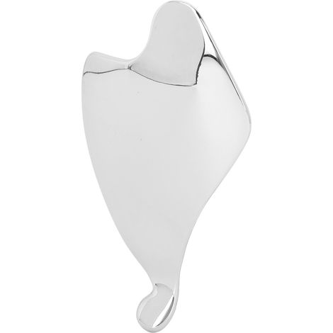 Planche Gua Sha en acier inoxydable pour réduire les gonflements et favoriser le drainage lymphatique du cœur (grand format) (1/5)