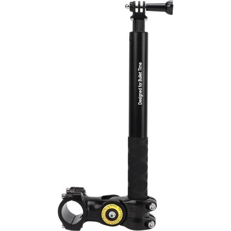 PULUZ Support de caméra pour guidon de vélo avec fixation pour tube de protection et perche à selfie