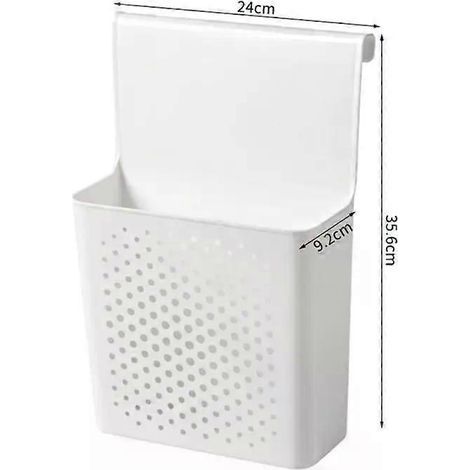 Étagère de rangement créative pour la cuisine. panier suspendu pour porte de placard. poubelle murale. poubelle gain de place (1/5)