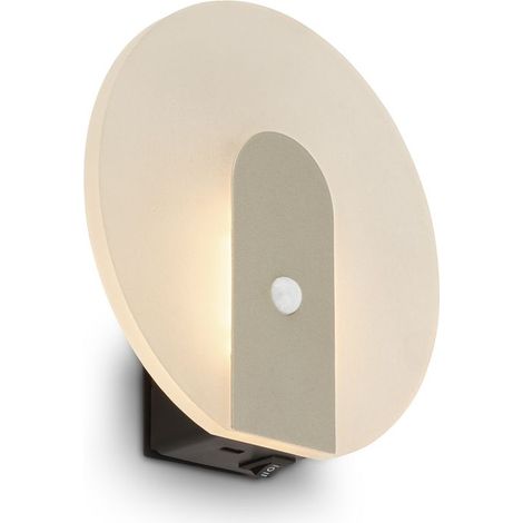 LED Wandleuchte Wandlampe ohne Stromanschluss Bewegungsmelder Akku ohne Bohren