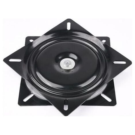 Plateau Pivotant de 15cm Plaque Pivotante Carrée Robuste - Roulement à Billes en Acier - Plaque de Base Rotative à 360° pour Tabouret de Bar, Chaise, Table TV, Bar, Siège de Bateau Pivotant (1/5)