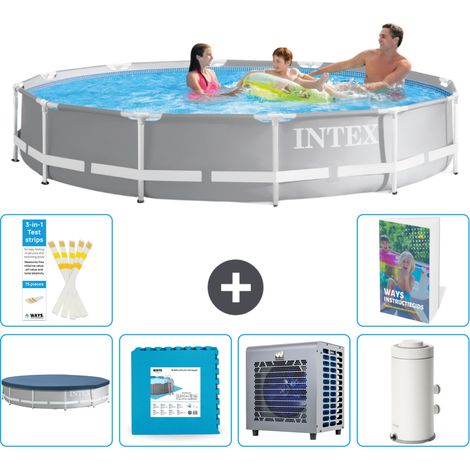 Prism Frame Pool Rund - 366x76 cm - 7-teilig S116 (1/5)