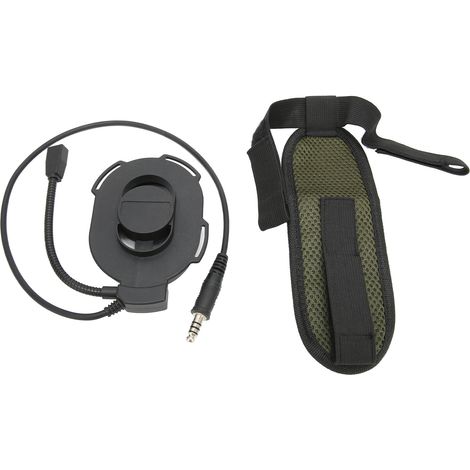 Robuster U94 PTT-Motorrad-Ohrhörer für Hytera PD-780, PD-785, PD-788, PD-780G, Schwarz (1/5)