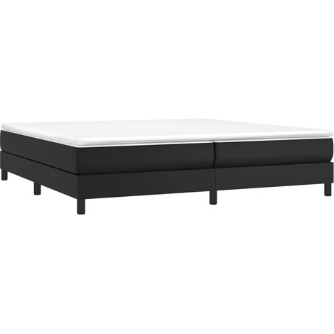 Boxspringbettgestell Schwarz 200x200 cm Kunstleder vidaXL
