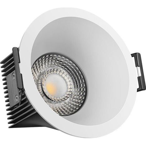 Plafonnier Encastré 25° Downlight Spot 6W 4000K LED Plafonnier Encastrable Blanc (1/4)