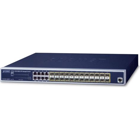 PLANET GS-5220-16S8CR switch Gestionado L2+ Gigabit Ethernet (10/100/1000) 1U Azul
