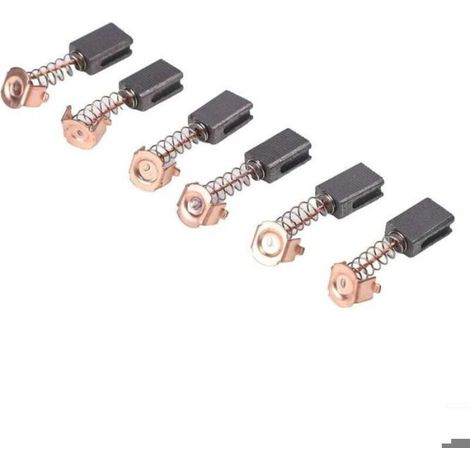 Lot de 6 balais de carbone 5 x 8 x 12 mm pour meuleuse d'angle G720 composant clé pour la fonctionnalité des outils électriques (1/4)