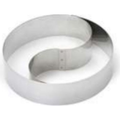 Cercle à mousse duo Bombé inox - Gobel