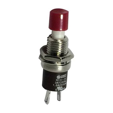 BOUTON POUSSOIR À PRESSION TRU COMPONENTS TC-R13-24B1-05 RD 1587875 250 V/AC 1.5 A 1 X ON/(OFF) À RAPPEL 1 PC(S)