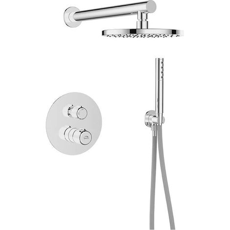 Colonne de douche encastrée Pretto, avec set, Couleur: Chrome (1/3)