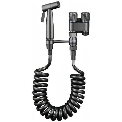 Kit de Douche en Acier Inoxydable 304 – Double Sortie avec Flexible 78 pouces
