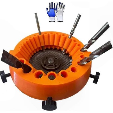 Outils d'affûtage de forets. accessoires pour meuleuses d'angle. utilisés pour affûter les vieux forets et les lames de coupe géantes. (1/4)