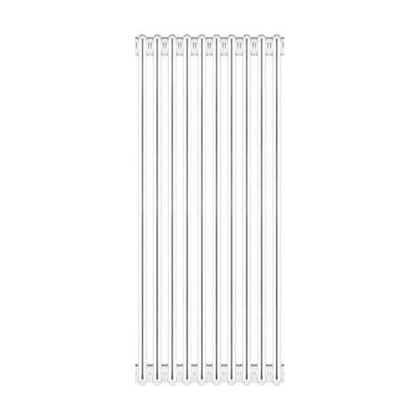 RADIATEUR TUBULAIRE EN ACIER 3 COLONNES DÉMONTABLE MOD.1800 Dimensions : 6 éléments
