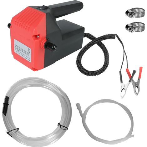 Elektrische Öl- und Diesel-Ölabsaugpumpe für Pkw-Motoren (12 V/24 V), Mini-Reinigungsgetriebe, Kraftstoffumfüllpumpe, kompatibel mit Meding-Saugpumpe + Schlauch