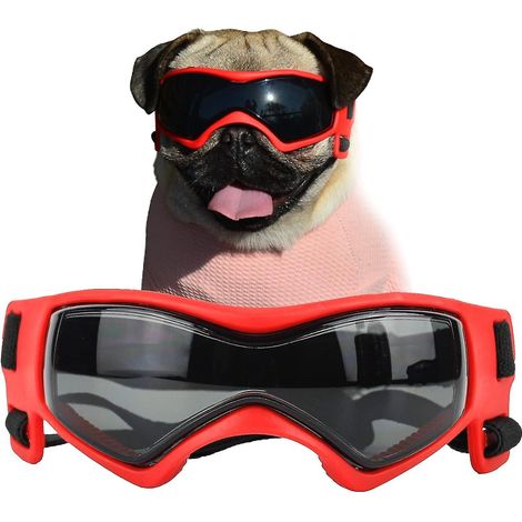 Small Dog Goggles, Sunglasses, Easy-to-Wear Dog UV Sunglasses for Small and Medium Dogs (1/4)