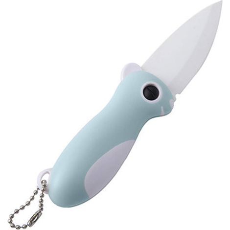 Couteau De Peeling En Céramique - Lame 2 3 Pouces - Pliable - Pour Fruits Et Légumes - 2 Pièces