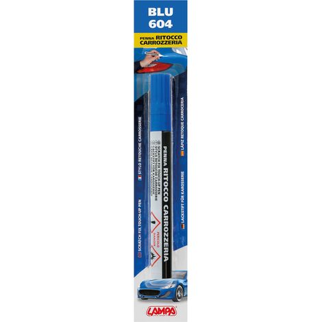 Penna ritocco carrozzeria - Blu - 604
