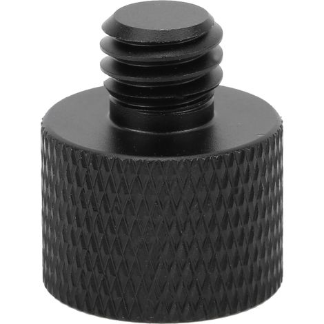 1 Adaptateur Micro, Filetage 5/8 vers 3/8, Alliage Aluminium, Noir, Pour Trépied et Microphone(Q3 : Nouveaux produits pour le mois d'août) (1/5)