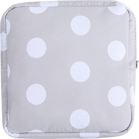 Sac de rangement portable pour serviettes hygiéniques (point gris), (1/3)