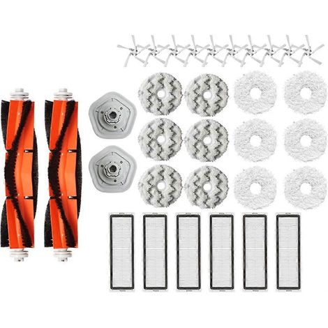 Mit dem Xiaomi Dreame Bot W10 kompatibles Zubehör: W10 Pro-Filter, Hauptseitenbürste, Ersatztuch für W10 Pro Roboterstaubsauger. (1/5)