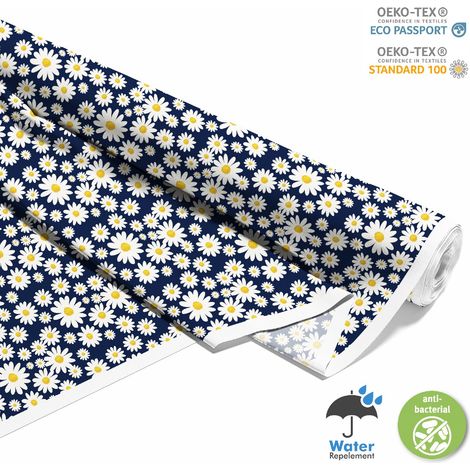OUTDOOR DEKOSTOFFE OXFORD - Motiv Gänseblümchen