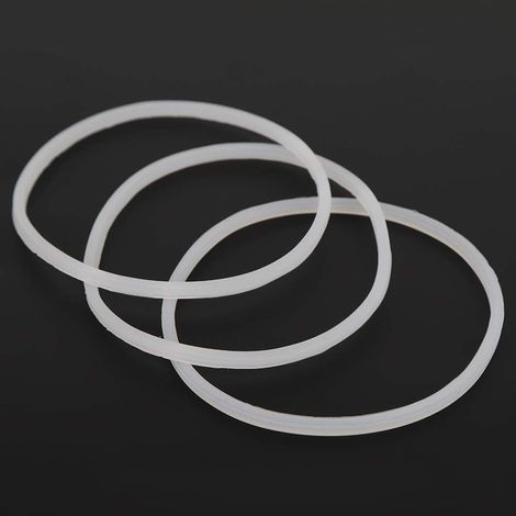 Seal Blender, Joint Blender, Guarnizione Mixer, Seal for Blender, Silicone Sealing Ring, Flat, Rubber Seal 3 Pieces (1/5)