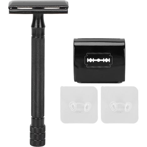 Long Handle Double Edge Safety Razor Metal Manual Safety Shaving Razor Men Shaver Without Blade (1/5)