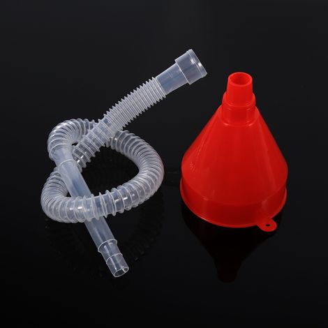 Entonnoir de remplissage universel en plastique pour véhicules avec bec verseur souple pour huile, essence et diesel (1/5)
