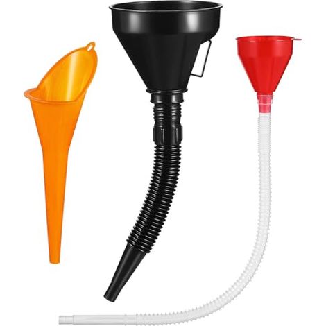 Entonnoir à Huile Moteur pour Voiture Tube Flexible et Filtre (1/5)