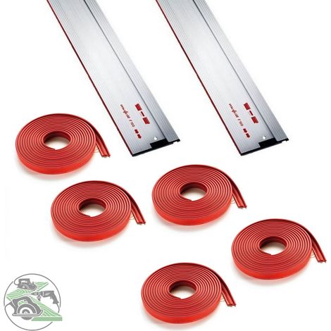 Mafell 2 Stück Führungsschiene F 160 + 5 Stück Spanreißschutz F-SS 3,4M 1P0287 (1/3)