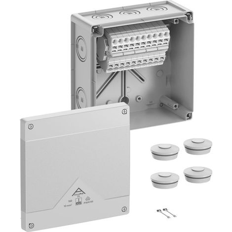 Spelsberg Standard-Junction Box Grau 182x182x90 mm (1/2)