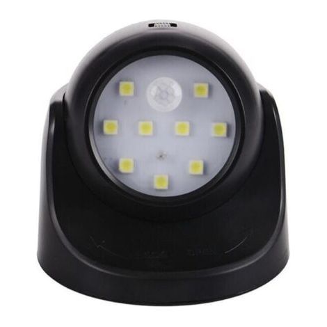Outdoor LED Spotlight, Outdoor Spotlight with Motion Sensor, Wireless Outdoor LED Floodlight, 150 Lumen, Removable Sphere, 360 Degree Rotation and Tilt, Battery Operated (1/5)
