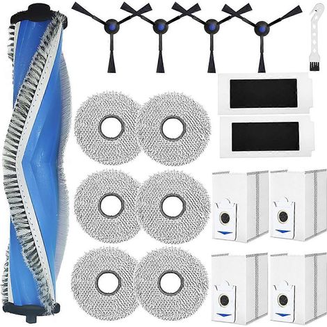 Chiffons de nettoyage à filtre HEPA pour brosse latérale ECOVACS DEEBOT T30 Omni / T30 (1/5)
