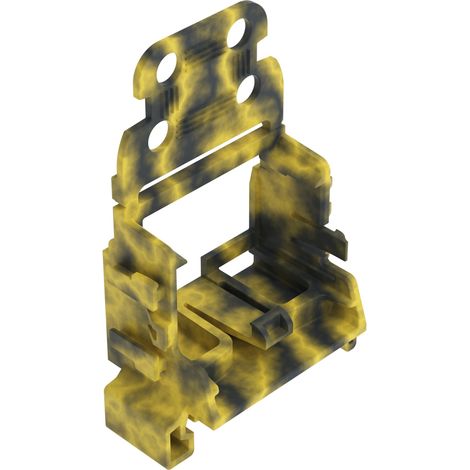 WAGO Befestigungsadapter 221-549/000-053 4mm² dunkelgrau-gelb 10 Stk (1/5)