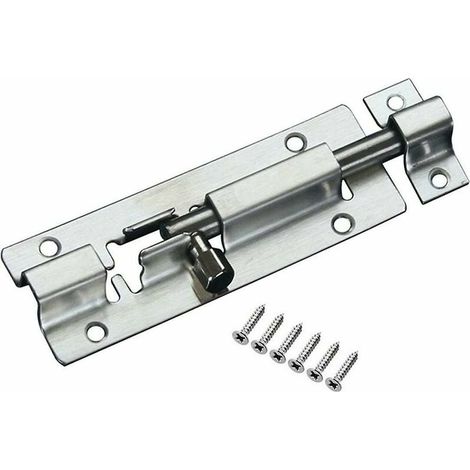 Verrou de porte, verrou de sécurité pour salles de bains, toilettes, fenêtres, applicable à tous types de portes.