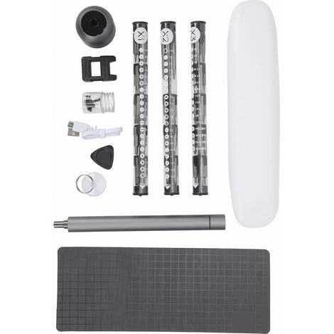 Lot rechargeable pour visseuse électrique précise multifonction portable - Kit d'embouts de vissage pour réparation 8 pièces (1/5)