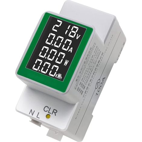 PZEM-008 AC50-300V/100A Stromzähler, Amperemeter, Digitalanzeige, Spannungsprüfer, Wattmeter XXW (1/4)