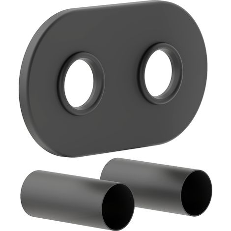 Mexen R ensemble de masquage double pour radiateur, anthracite - W905-000-66 (1/3)