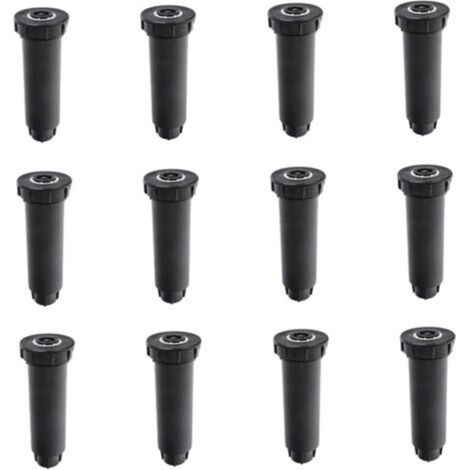Sprinklers de jardin, arrosage pop-up têtes de jardin buse de jardin pelouse enterrée arrosage de la tête de gicleurs 12pcs (1/4)