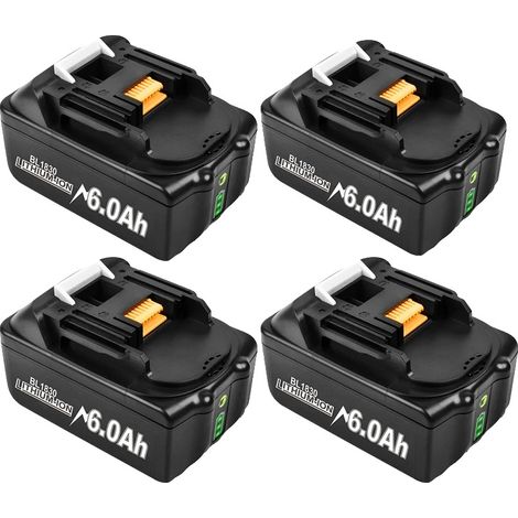 Batterie, 18V Li-ion, Haute Capacité, 4 batterie 6.0Ah (1/2)
