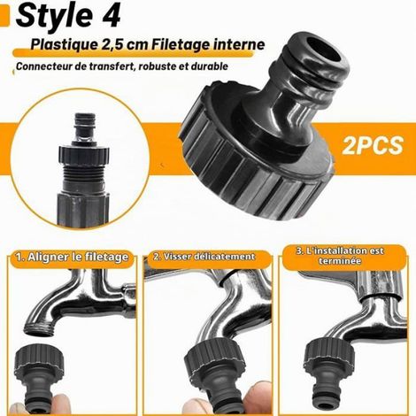 8PCS Adaptateur Robinet,15/21 et 8pcs Adaptateur Robinet (1/5)