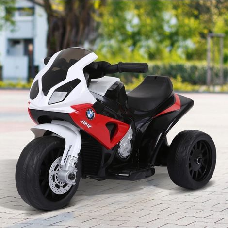 Moto elettrica per bambini BMW rossa in acciaio OKMYHOME (1/3)