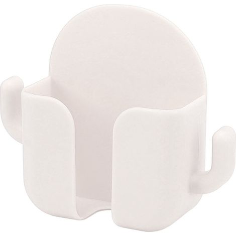 Support mural autocollant pour téléphone portable, chargeur mural pour la maison, le bureau ou la chambre, blanc (1/5)