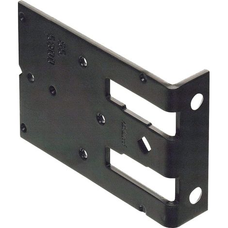Blum angolo di arresto per la lavorazione, zincato, nero, per BLUMOTION, piastre di montaggio MODUL, Tip-ON per porte, (1/4)