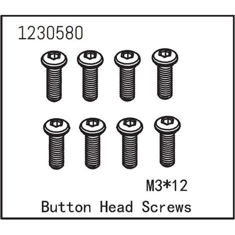 Button Head Screw M3x12